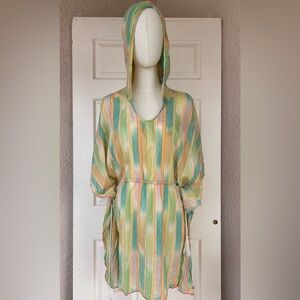 Lilka by Anthropologie Hooded Swimsuit Cover Up Size‎ M/L